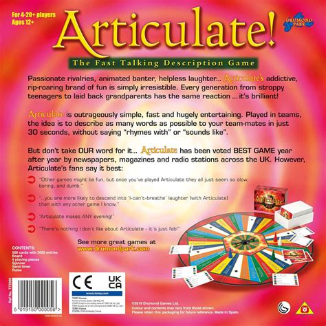 Articulate! The Fast Talking Description Game.